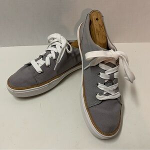 Tom’s Alex Sneakers Canvas Lace Up Grey size-12 #A
